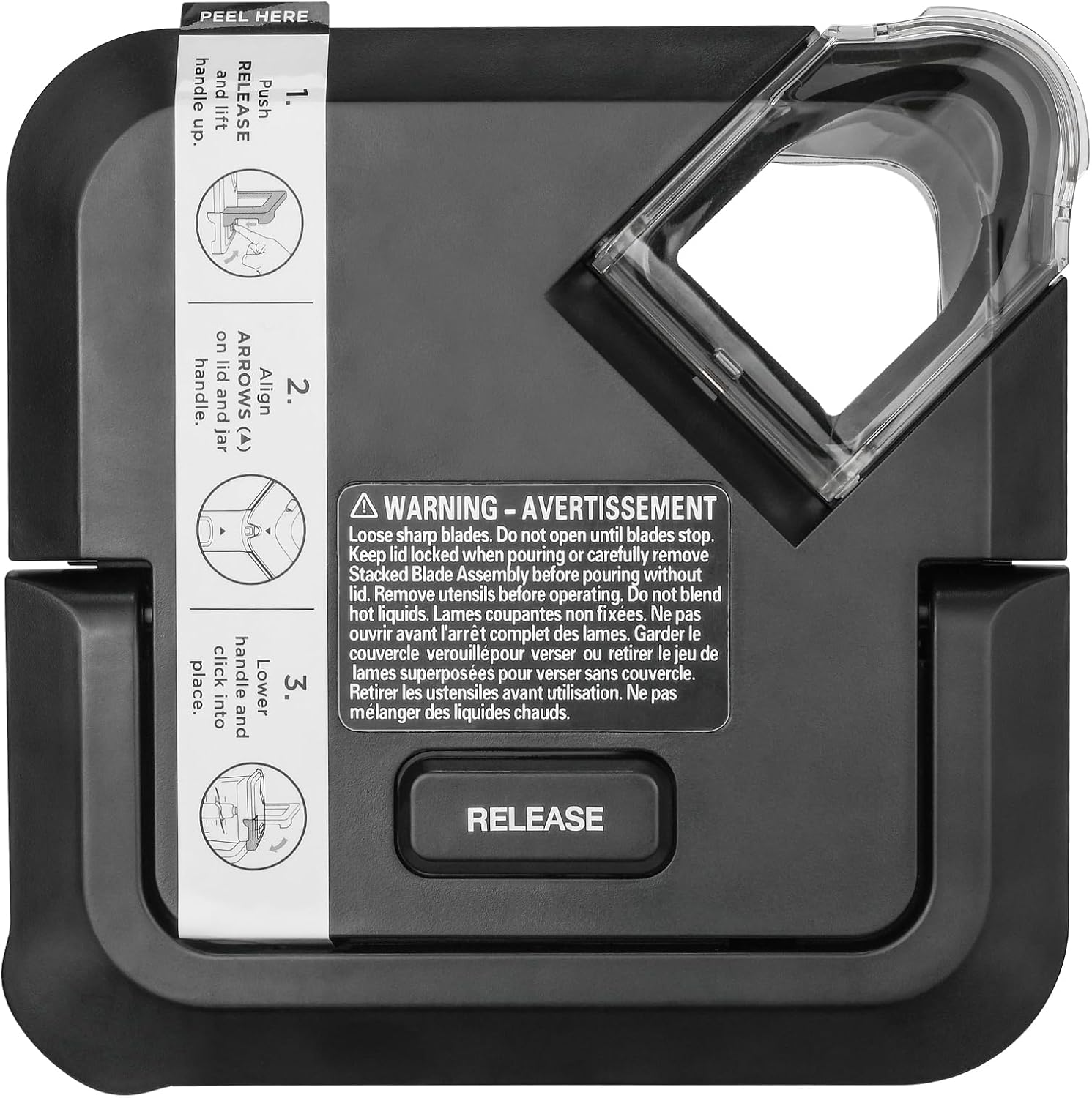Blender Lid Replacement for Ninja,Replacement Locking Lid 72oz Blender Parts For Ninja 72oz Pitcher