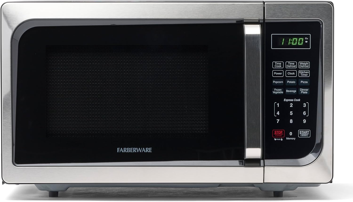Farberware Countertop Microwave 900W 0.9 cu ft with LED Lighting J9564