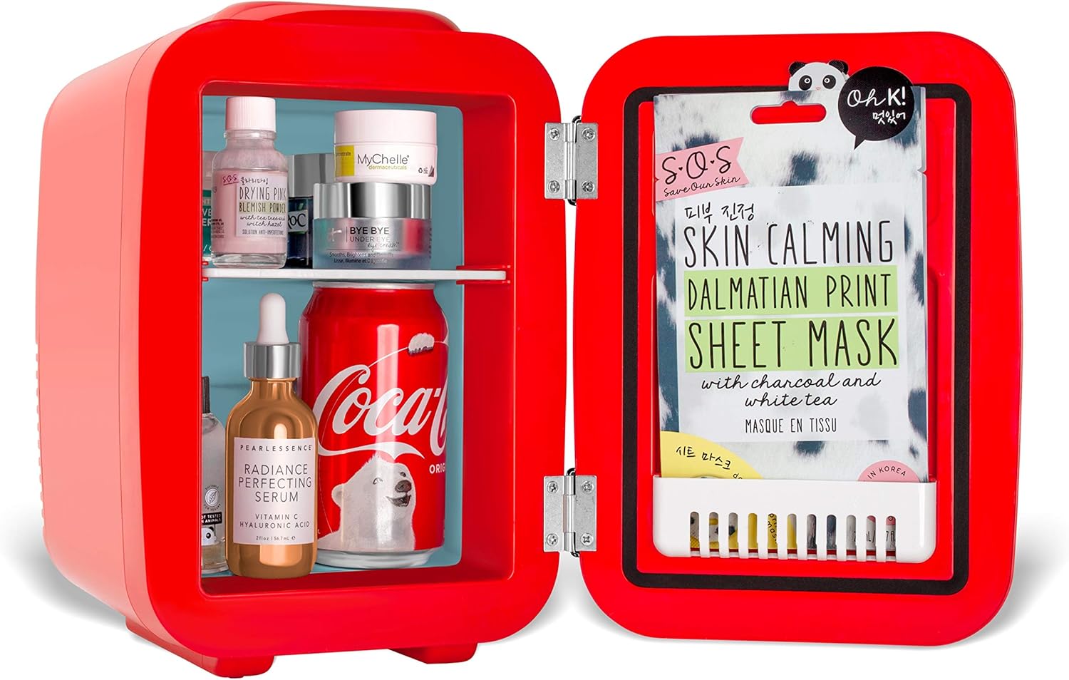 Cooluli Retro Coca-Cola Mini Fridge 4L Portable Cooler & Warmer U311
