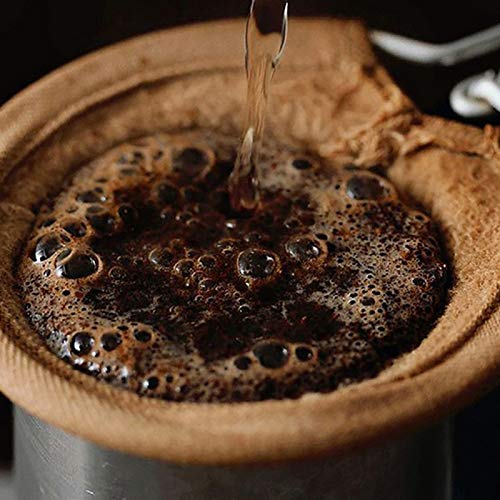 Reusable Coffee Mesh Filter Bag with Stainless Steel Handle H71259
