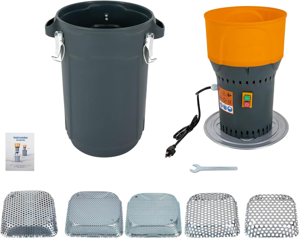 Electric Grain Mill Grinder for Corn Wheat Rice Sorghum Soybeans S63852