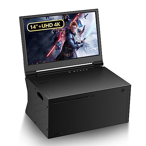 G-STORY 12.5‘’ Portable Monitor for Xbox Series X 4K Portable Gaming Monitor IPS Screen for Xbox Series S（not Included） with Two HDMI, HDR, Freesync Game Mode Travel