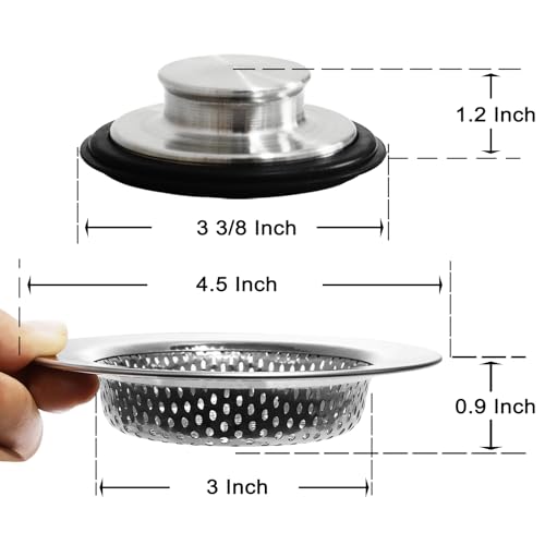 Kitchen Sink Strainer and Stopper X28008