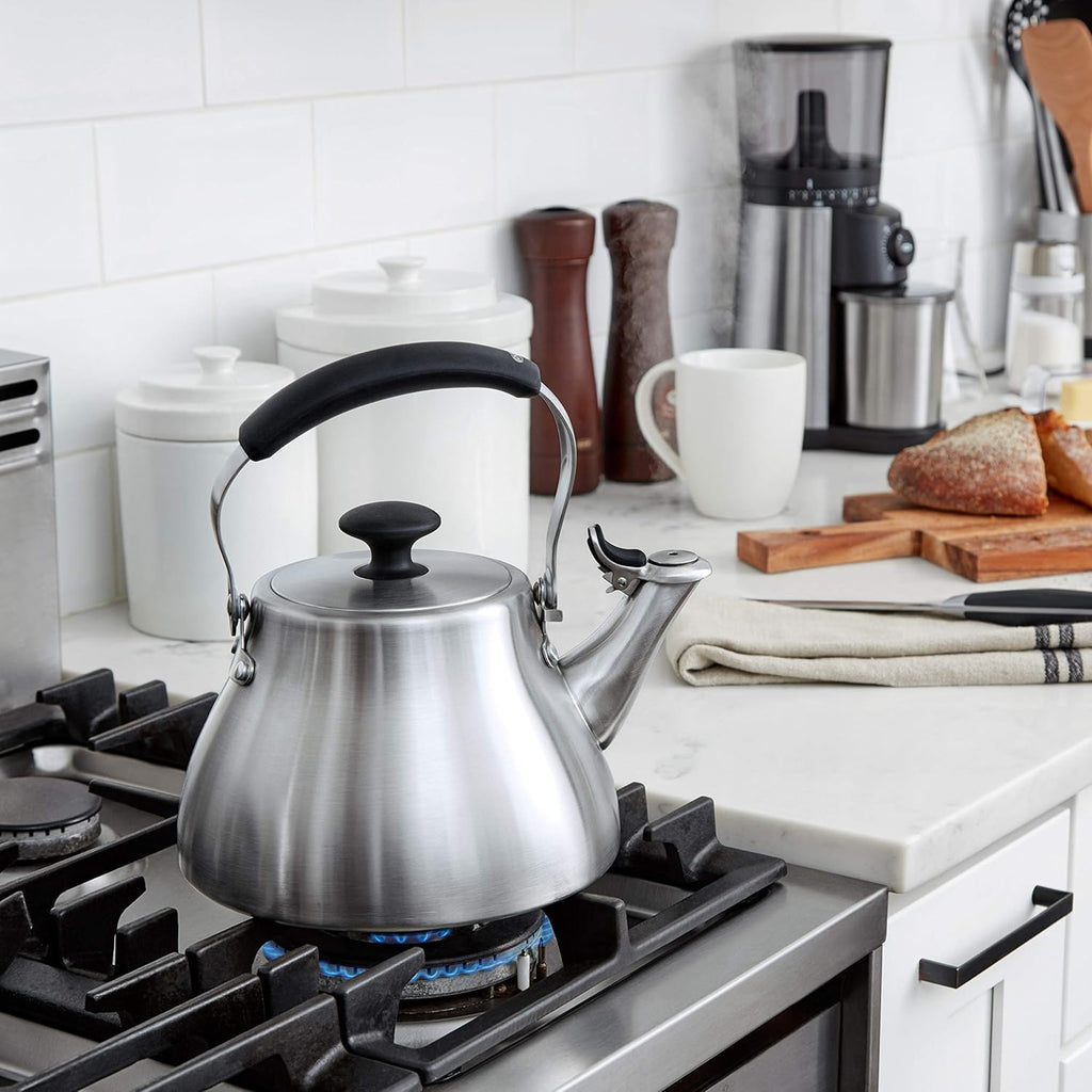 OXO BREW Classic Tea Kettle Brushed Stainless Steel D725715