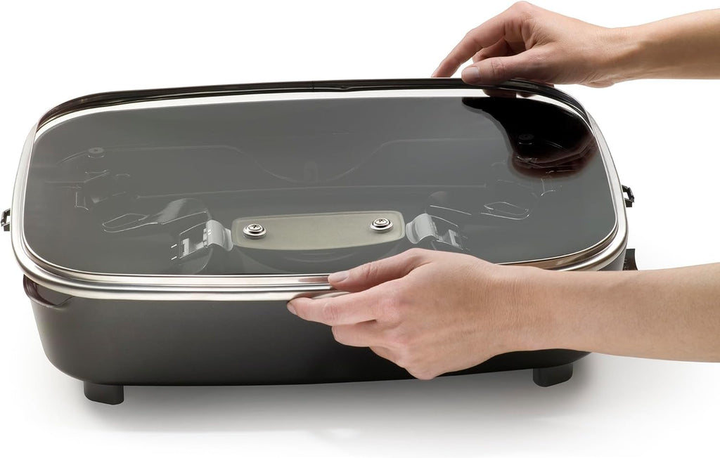Presto 06857 16-inch Electric Foldaway Skillet, Black H108