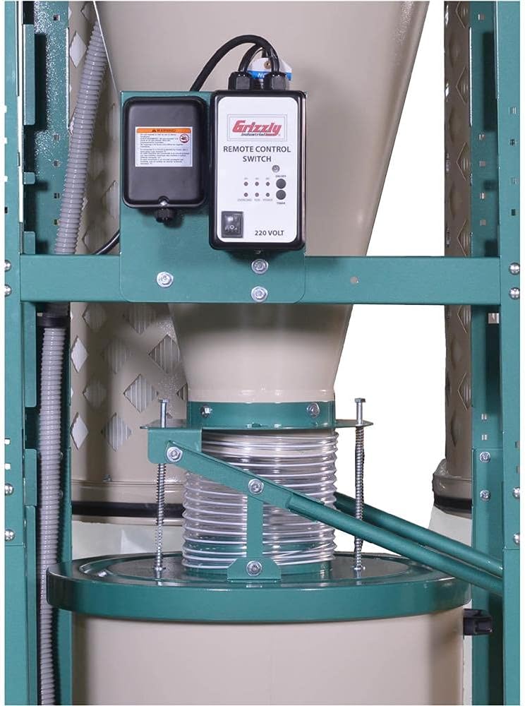 Grizzly Industrial G0442 5 HP Cyclone Dust Collector U2849