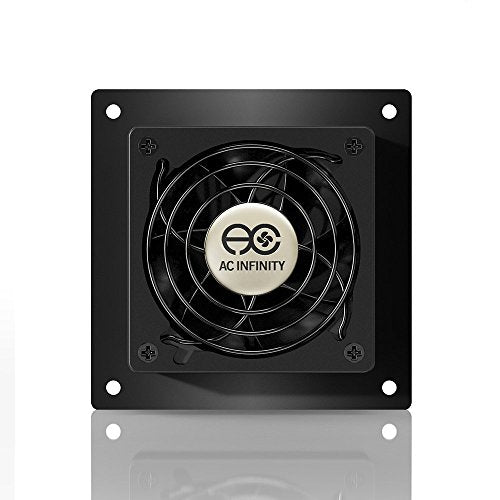 AC Infinity Single Quiet Cabinet Fan Kit for AV Amplifier Media Cooling Z122827