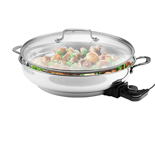 CucinaPro Stainless Steel Electric Skillet N581336