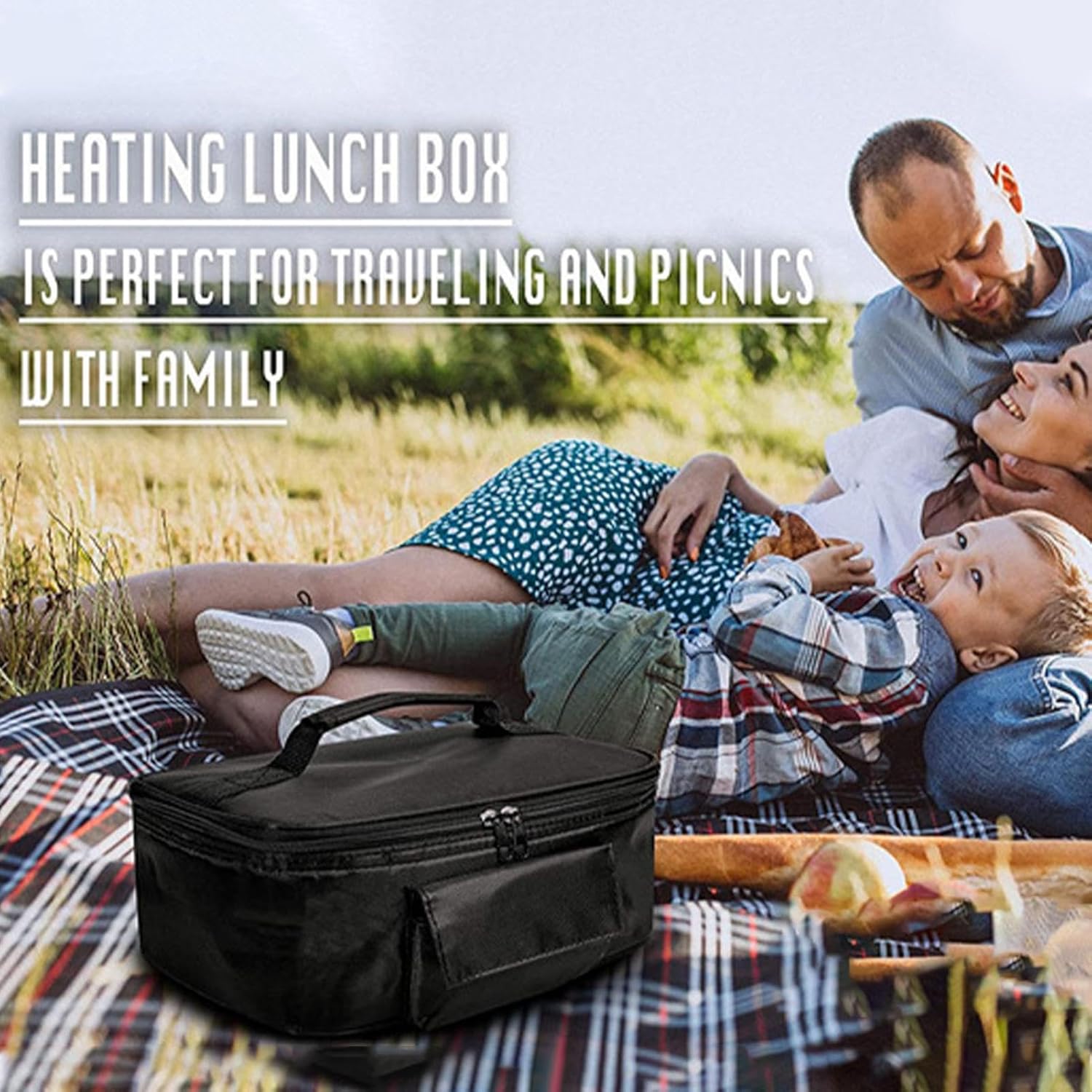 Portable Oven 12V Car Heating Lunch Box Food Warmer W50589