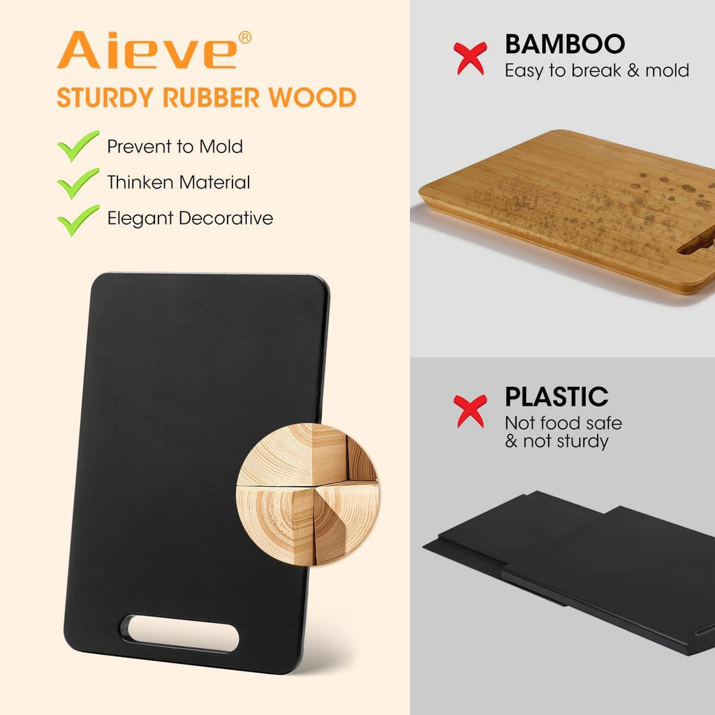 Aieve Wooden Appliance Slider with Wheels for Kitchen Countertop T693171