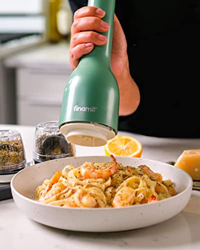 FinaMill Battery-Operated Pepper Mill & Spice Grinder with Ceramic Grinder and LED Light R92587