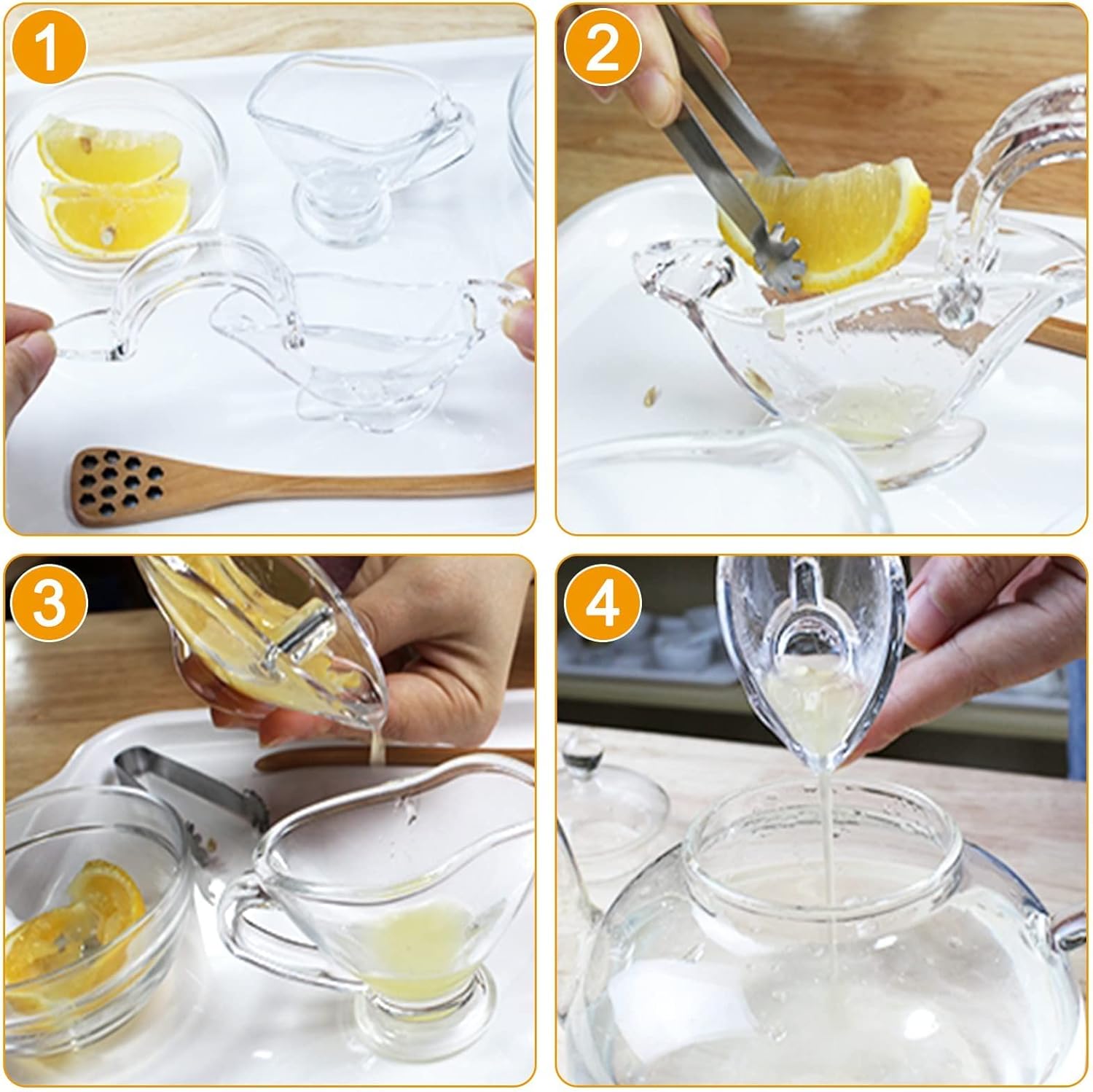 Lemon Squeezer Portable Citrus Juicer, Ergonomic Hand Juicer for Lemons & Oranges P258043