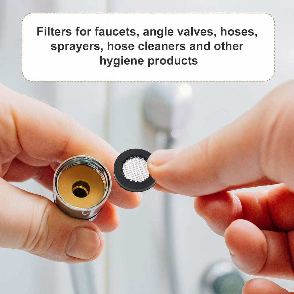 20pcs Shower Head Filter Gasket, Faucet Washers, Rubber & O-Ring Seal W9815