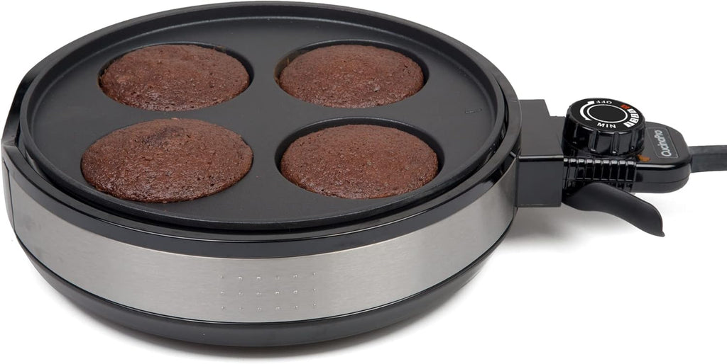 Multi Baker Deluxe Electric Appliance with Temp Control and 3 Interchangeable Skillets P9785