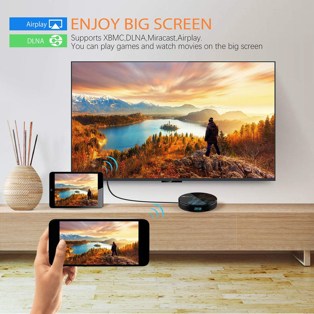 HK1 MAX Android 10.0 TV Box 4GB RAM 32GB ROM Dual WiFi 4K Set Top Box W850
