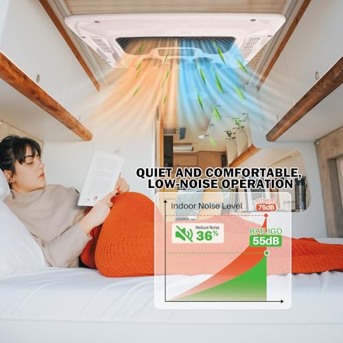 RV Air Conditioner with Heat 12V Rooftop AC Unit for Camper, Trailer, Caravan T3458