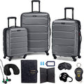 Samsonite Omni 3-Piece Nested Spinner Set with Deco Gear Luggage Accessory Kit