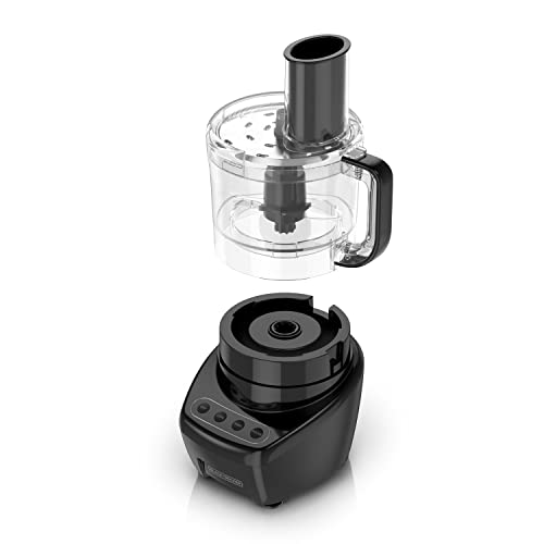 BLACK+DECKER 8-Cup Food Processor, Dishwasher Safe, Black H2519