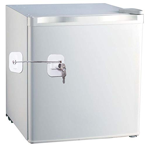 Fridge Lock with Key for Child Safety, White Y689