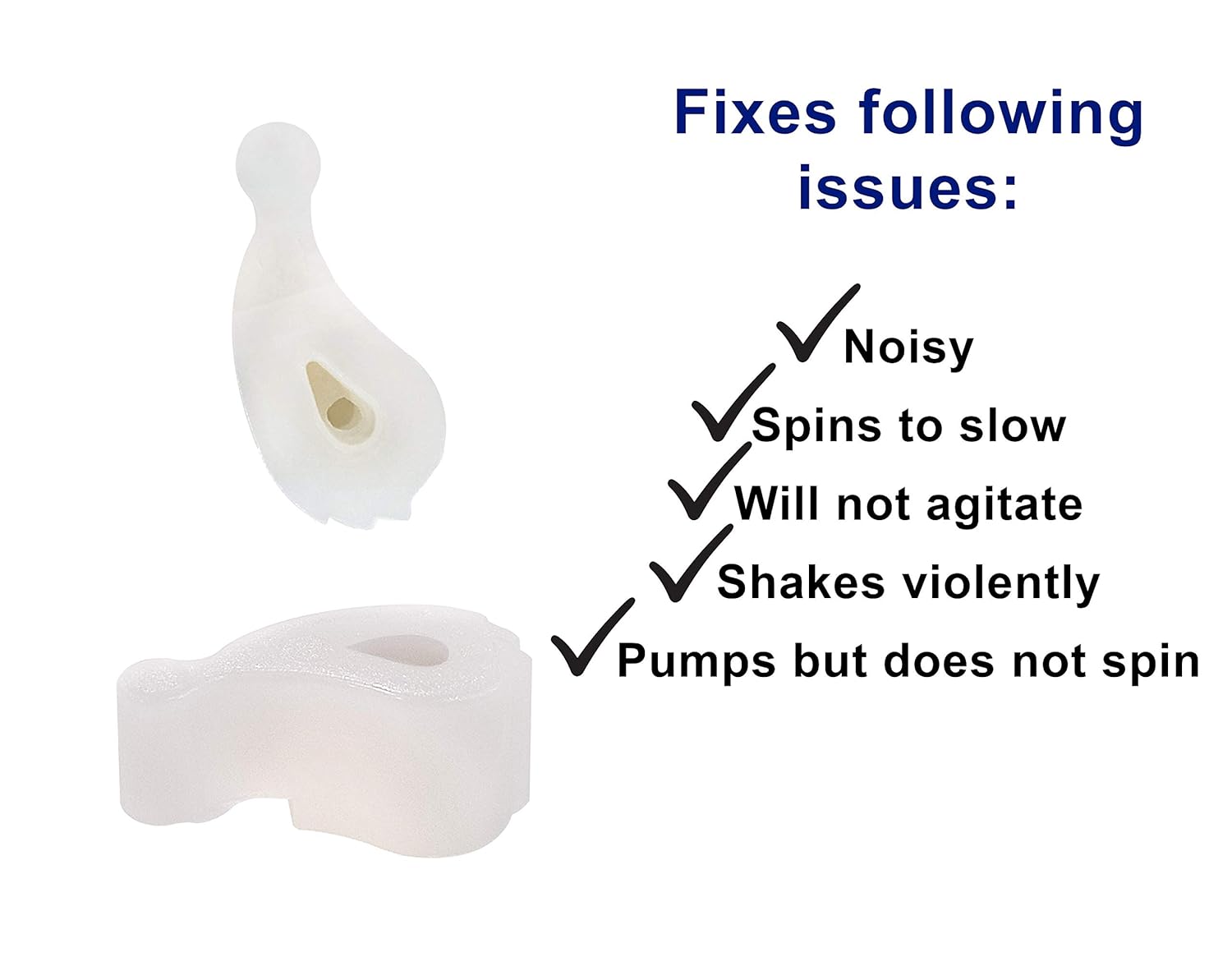 DR Quality Parts Washer Agitator Dogs Replacement Kit for Whirlpool & Kenmore, Pack of 4 M125