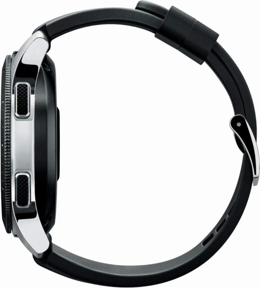 SAMSUNG Galaxy Watch Smartwatch 46mm Stainless Steel LTE (Renewed) N498357