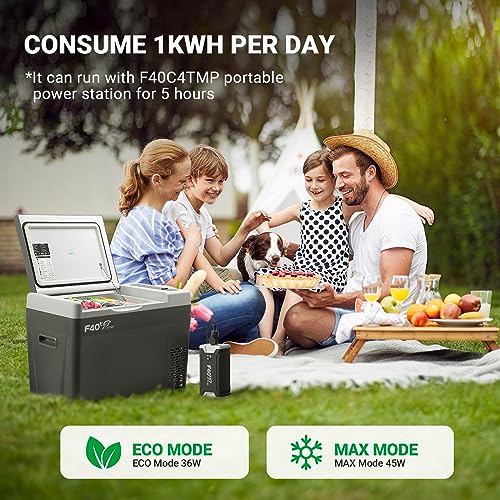F40C4TMP Portable Refrigerator Freezer 12V Car Fridge for Truck RV Boat Camping O757413
