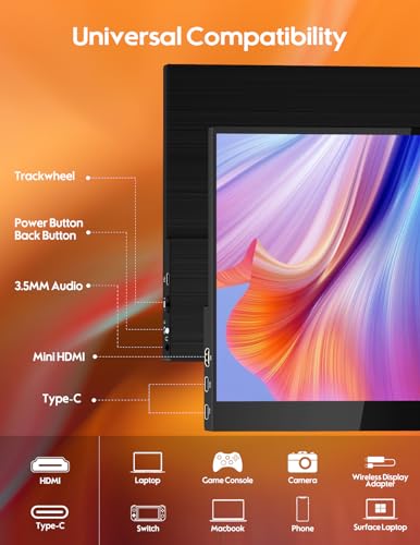 ZSCMALLS 15.6'' 4K OLED Portable Monitor for Laptop F62131
