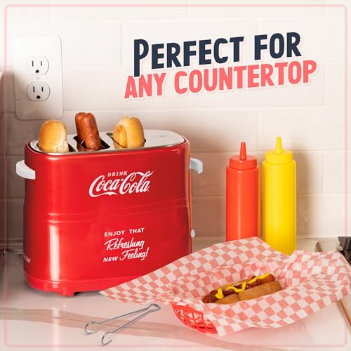 Nostalgia Coca-Cola Hot Dog Toaster X738954