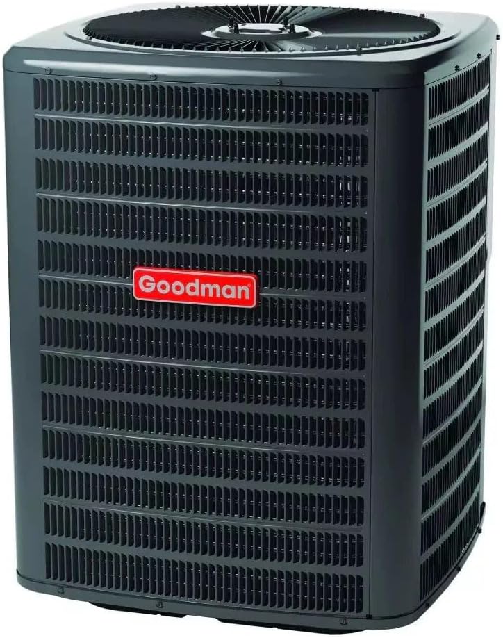 Goodman 4 Ton 14.3 SEER2 Energy-Efficient Split Heat Pump System GSZB404810 and Multi-Positional Multi-Speed ECM Electric Air Handler AMST48CU1400 with Internal TXV Split Ac/Heating System