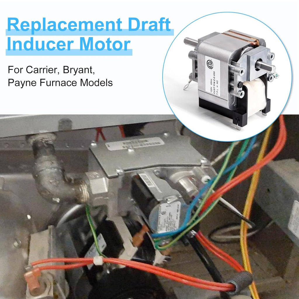 HC21ZE123A Draft Inducer Motor for Carrier Bryant Payne Furnaces H141