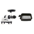 Omega MM900HDS Medical Medium Celery Juicer Slow Masticating High Juice Yield Adjustable Dial, 200-Watt, Silver