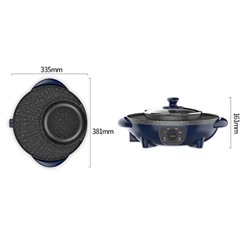 Hotpot Multi-function Shabu-bake Integrated Pot Non-stick Electric Skillet R625289