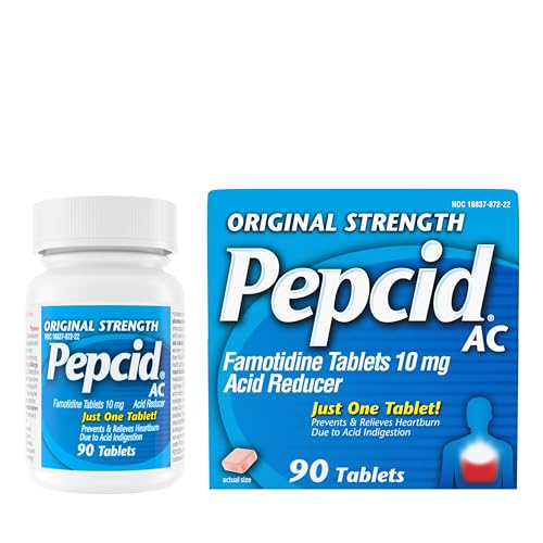 Pepcid AC Original Strength Antacid Tablets V554