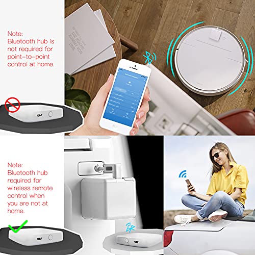 Smart Switch Button Pusher Wireless Bluetooth Fingerbot for Light Switch Doorbell Coffee Maker Fan B83679