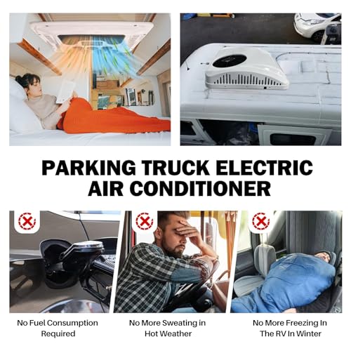 RV Air Conditioner with Heat 12V Rooftop AC Unit for Camper, Trailer, Caravan T3458