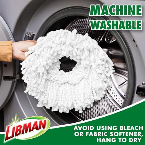 Libman Tornado Spin Mop System Plus with 2 Mop Heads U577763