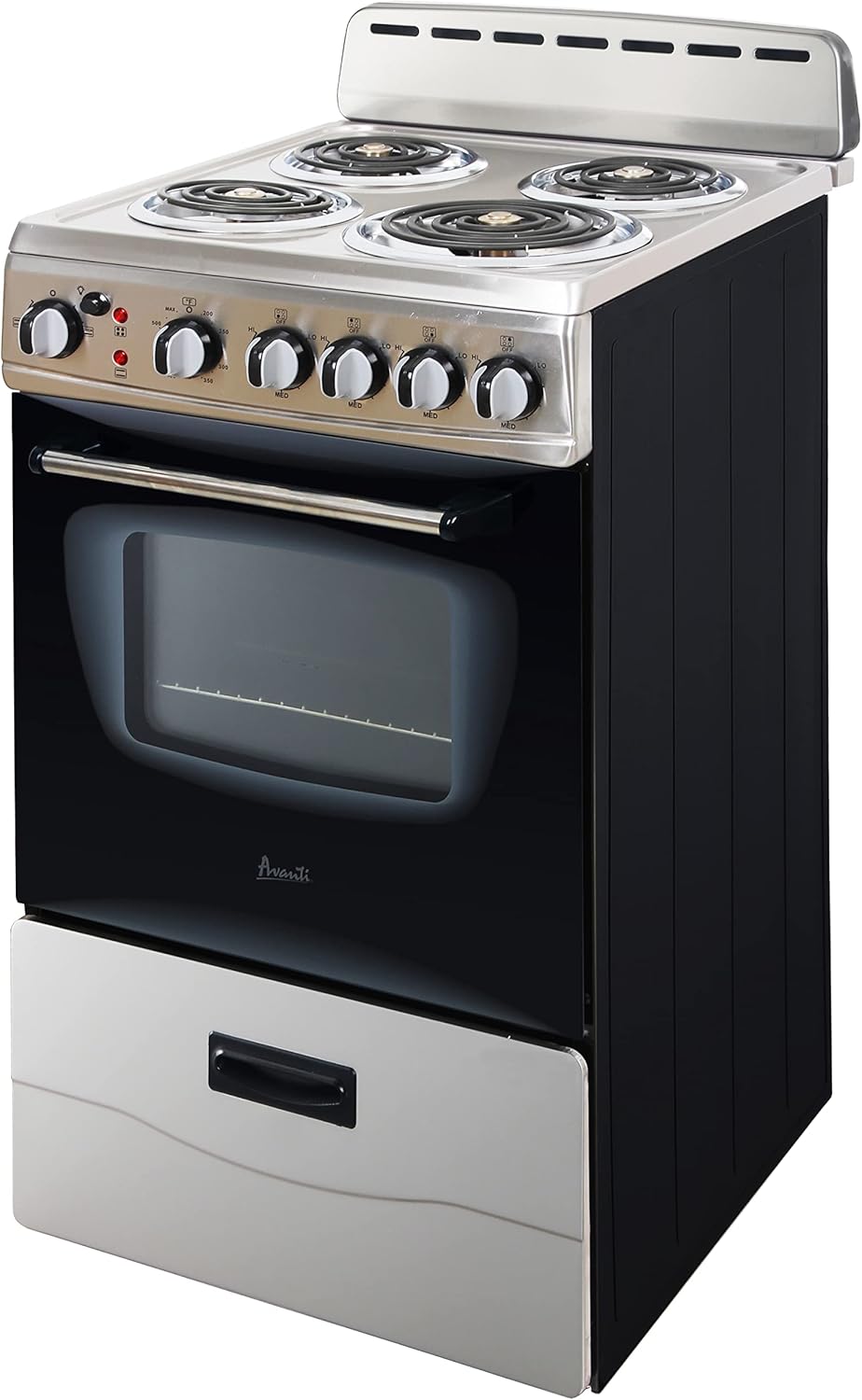 Avanti ERU200P3S 20" Electric Range Oven, Stainless Steel U8536