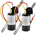 Fetechmate 8333A9021 Air Conditioner Hard Start Kit Hard Start Capacitor kit 8333a9021 PKG 8335-9021-9333-9021 105620-10-70 Replacement AC Hard Start Kit-2 Pack