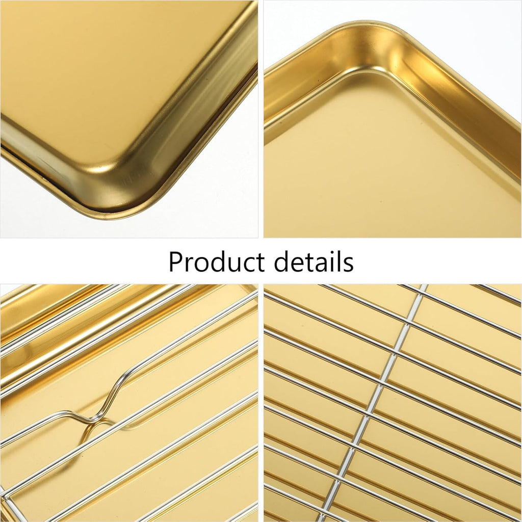 UPKOCH Stainless Steel Oil Drain Rack Kitchen Filter Tray O40930