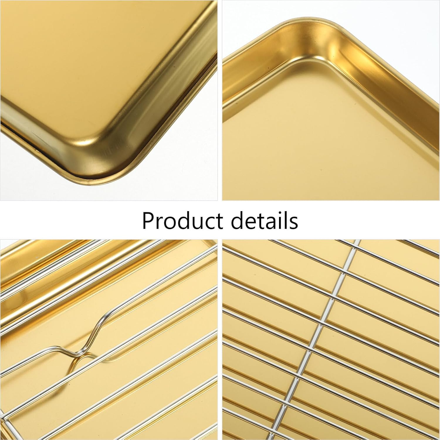 UPKOCH Stainless Steel Oil Drain Rack Kitchen Filter Tray O40930