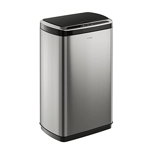 Kraus GarbagePro Rectangular 13 Gallon Hands-Free Motion Sensor Trash Can Battery Operated