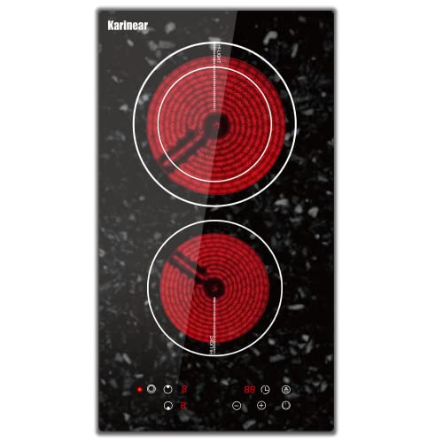 Karinear electric cooktop Marble Patterned Surface