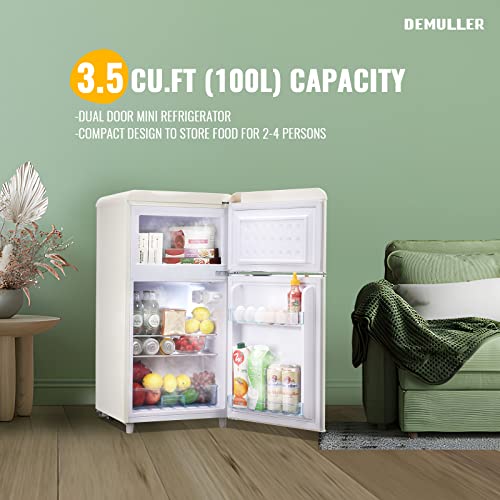 DEMULLER Retro Mini Fridge Freestanding P54253