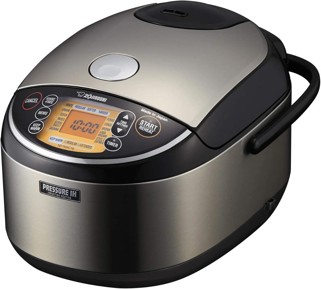 Zojirushi NP-NWC18 Pressure Induction Heating 10-Cup Rice Cooker and Warmer I743