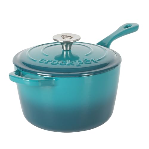 Crock Pot Artisan Enameled Cast Iron Round Skillet