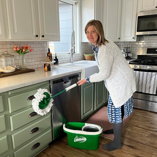 Libman Tornado Spin Mop System Plus with 2 Mop Heads U577763