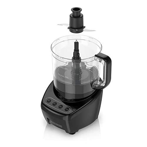 BLACK+DECKER 8-Cup Food Processor, Dishwasher Safe, Black H2519