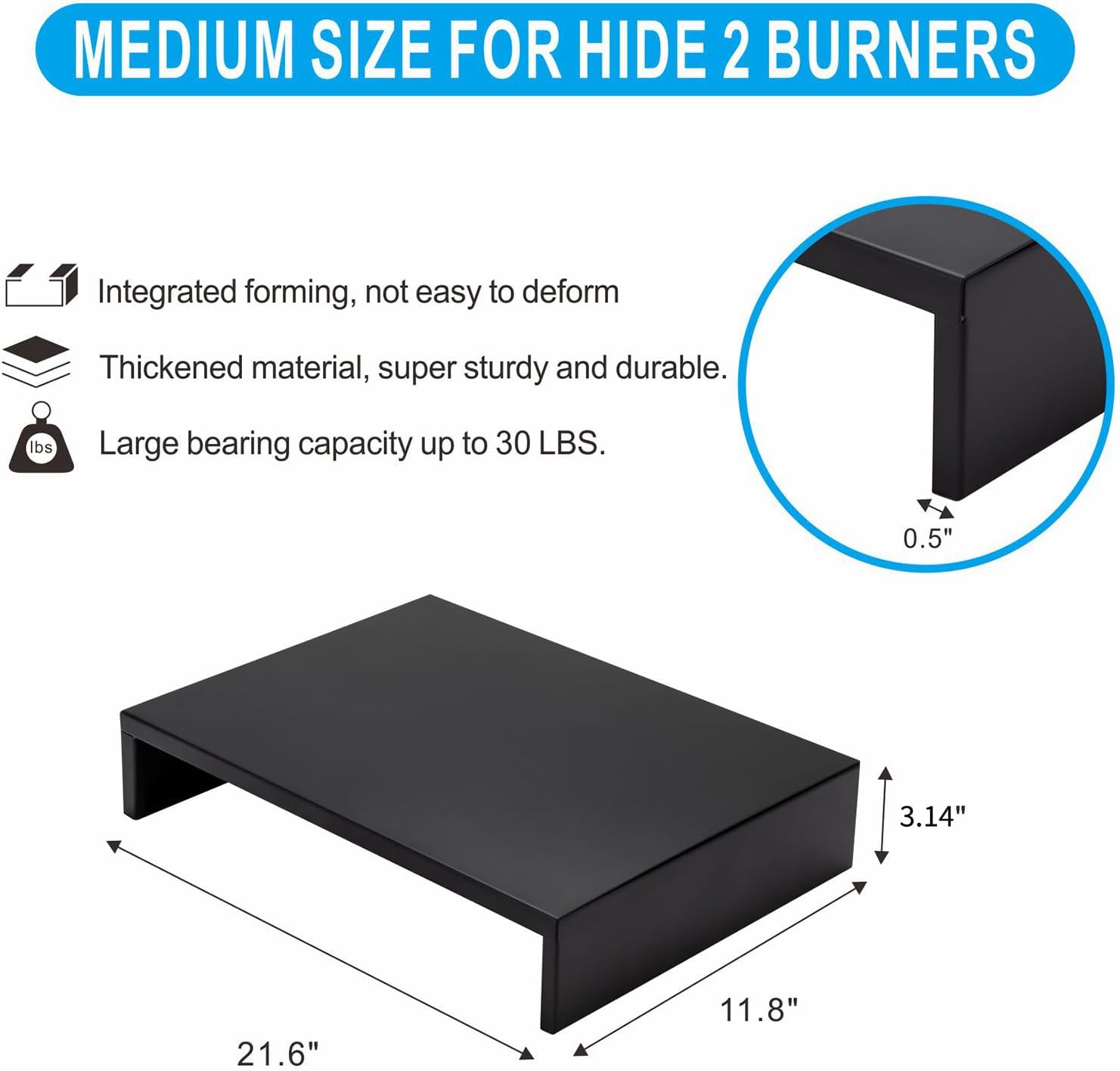 Stainless Steel Gas Stove Cover Board, Heat Resistant Stove Top Cover W7307