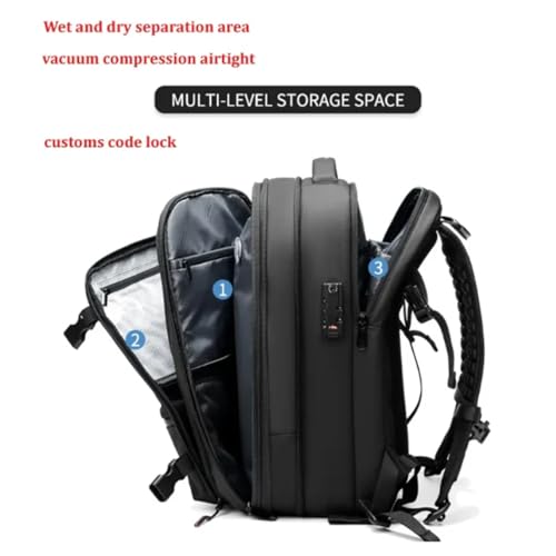 Vacpack Backpack Expandable Anti Theft Travel Backpack L9381