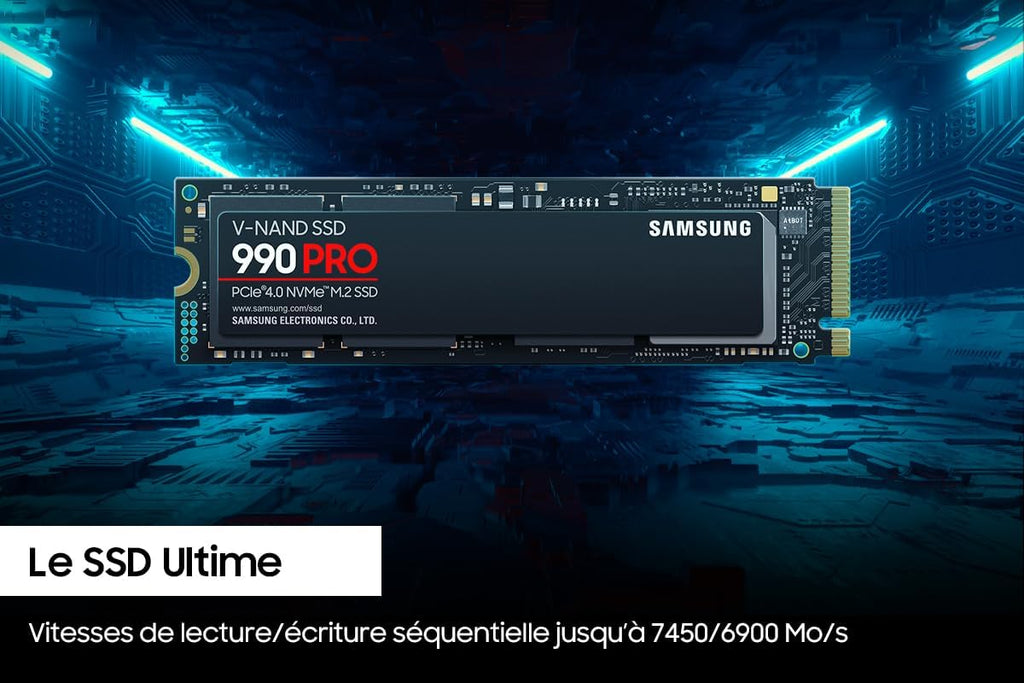 Samsung 990 PRO NVMe M.2 SSD 4TB PCIe 4.0 Internal Solid State Drive N105849